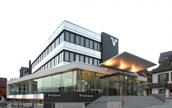Umbau und Sanierung der Volksbank in St. Georgen, Foto: Thomas Riedel, Karlsruhe